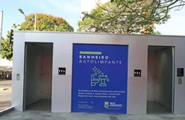 Quarto banheiro autolimpante de BH começa a funcionar na Raul Soares nesta sexta-feira (6)
