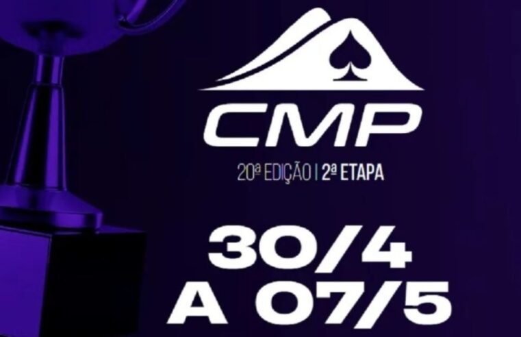 COM PATROCÍNIO DO H2BET E R$ 1 MILHÃO GARANTIDO, 2ª ETAPA DO CAMPEONATO MINEIRO DE POKER (CMP) COMEÇA NESTA QUINTA (30)