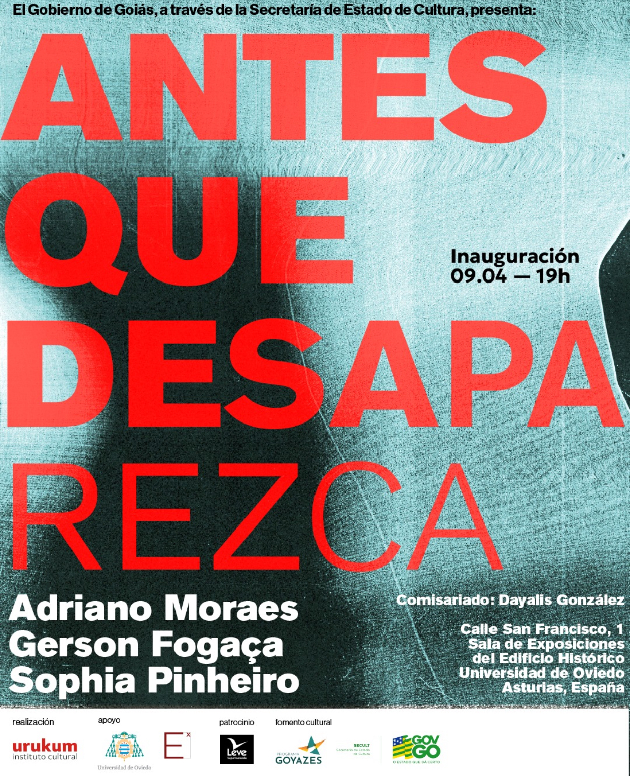 Arte contemporânea brasileira conquista destaque na Universidade de Oviedo com a exposição “Antes que Desapareça”