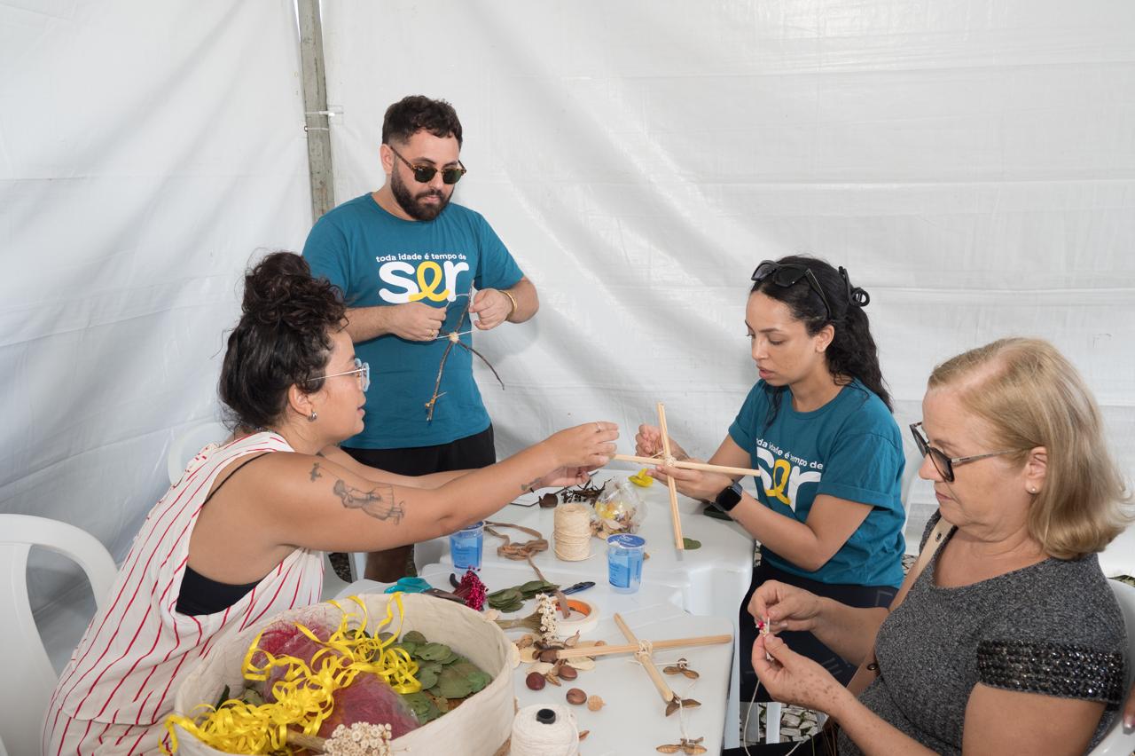 Circuito Tempo de Ser, focado nas pessoas idosas, estará na praça Floriano Peixoto com diversas atividades gratuitas